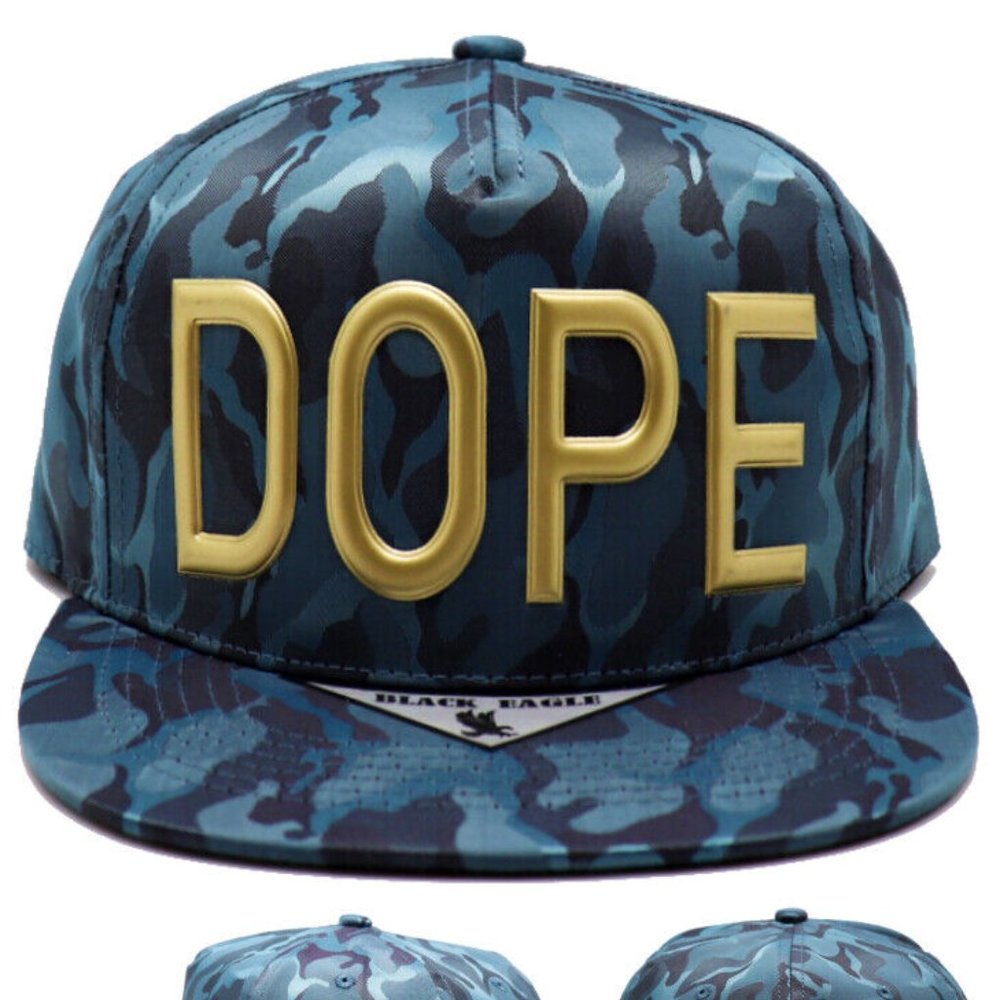 DOPE Black Eagle LUXE Camo Snapback Hat